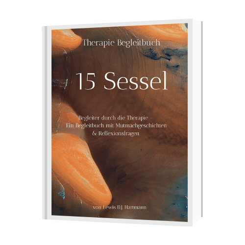 alt="Buchcover 15 Sessel – Therapie-Begleitbuch"